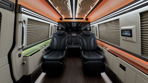 8 passenger sprinter van interior cary