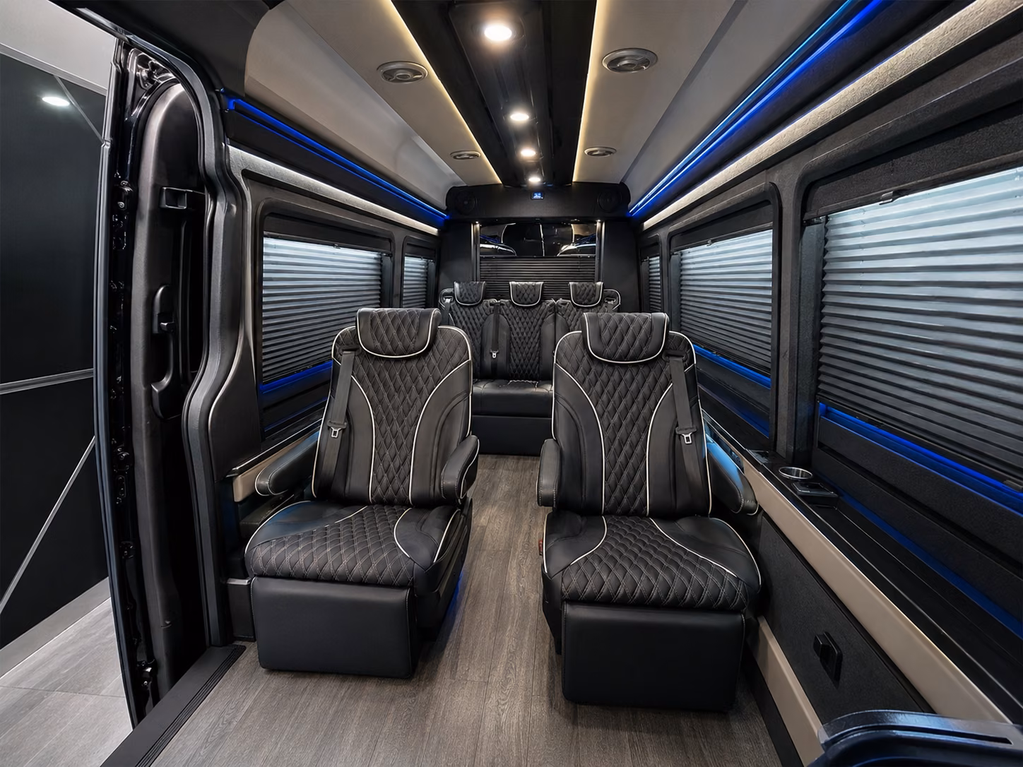 raleigh 10 passenger sprinter van inside