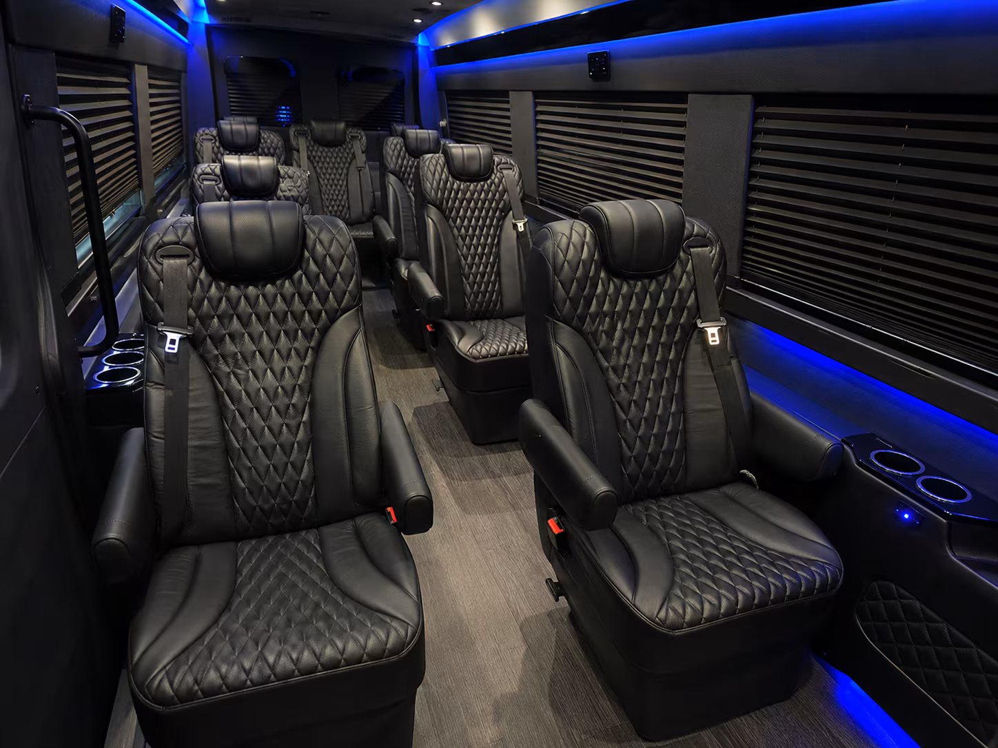 raleigh 10 passenger sprinter van interior