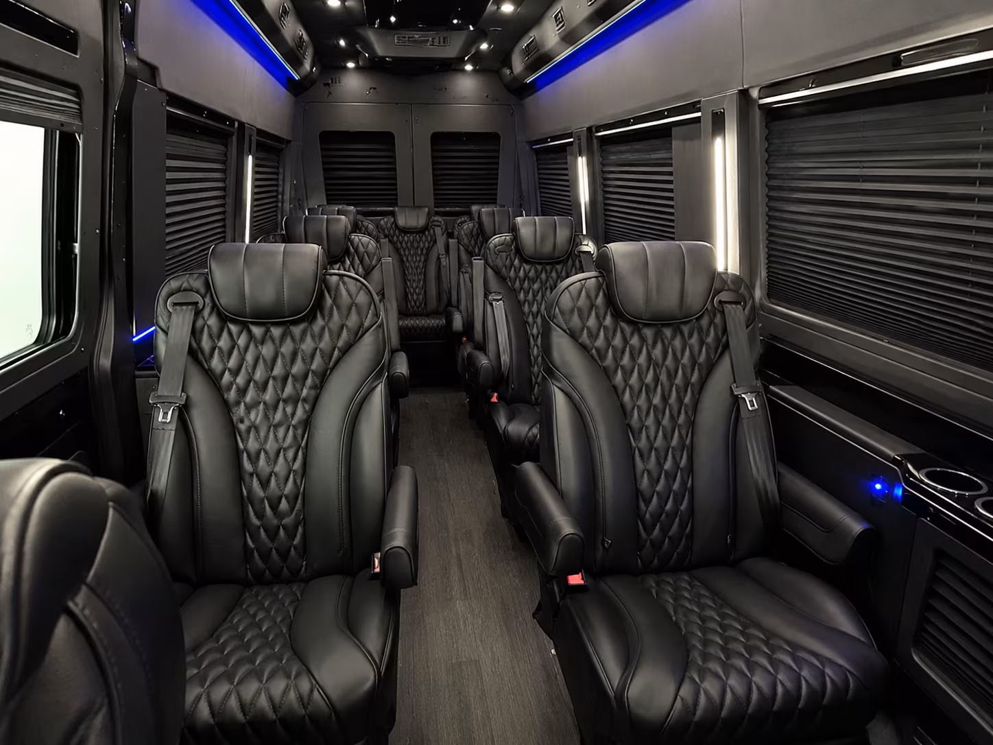 raleigh 12 passenger sprinter van interior