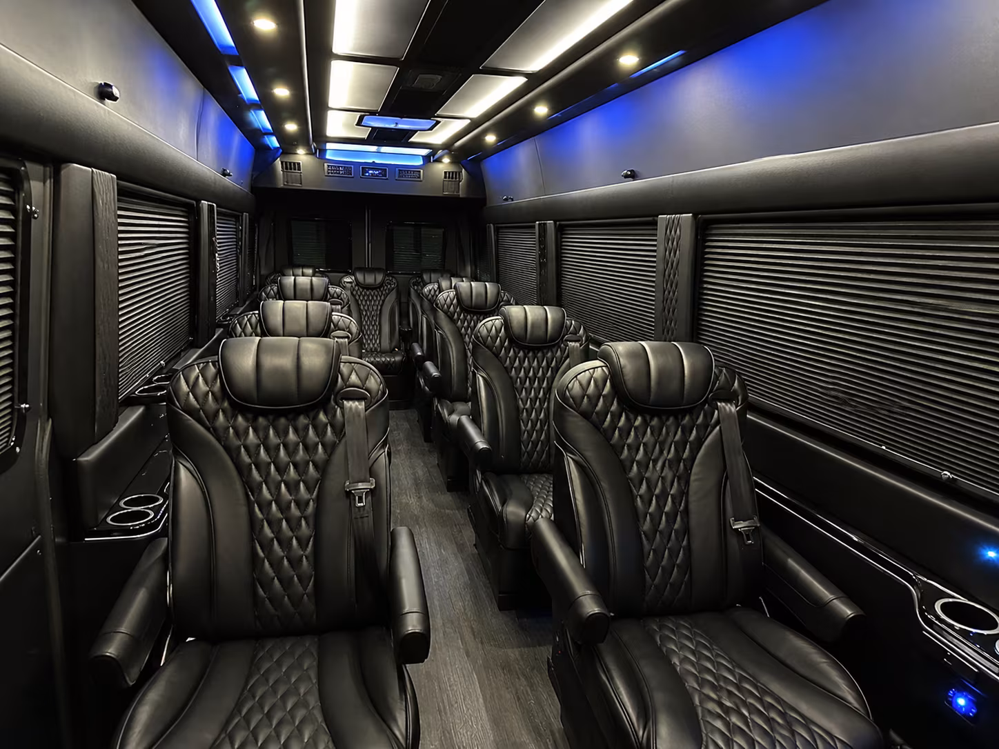 raleigh 20 passenger sprinter van inside
