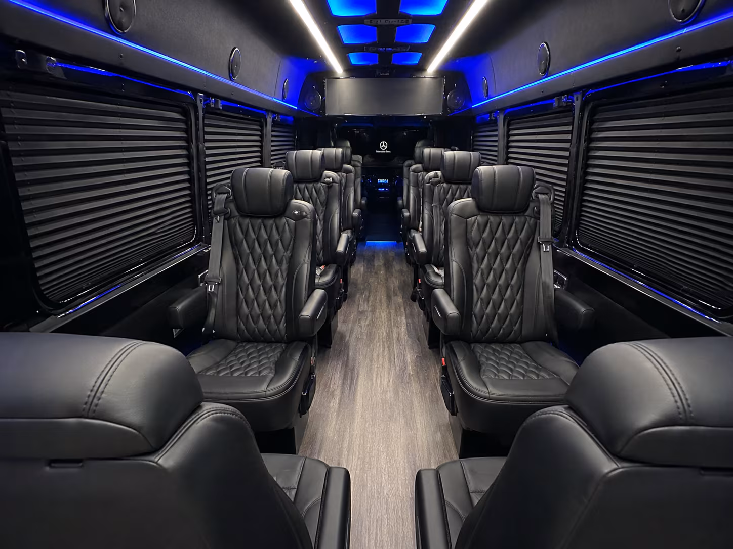 raleigh 20 passenger sprinter van interior