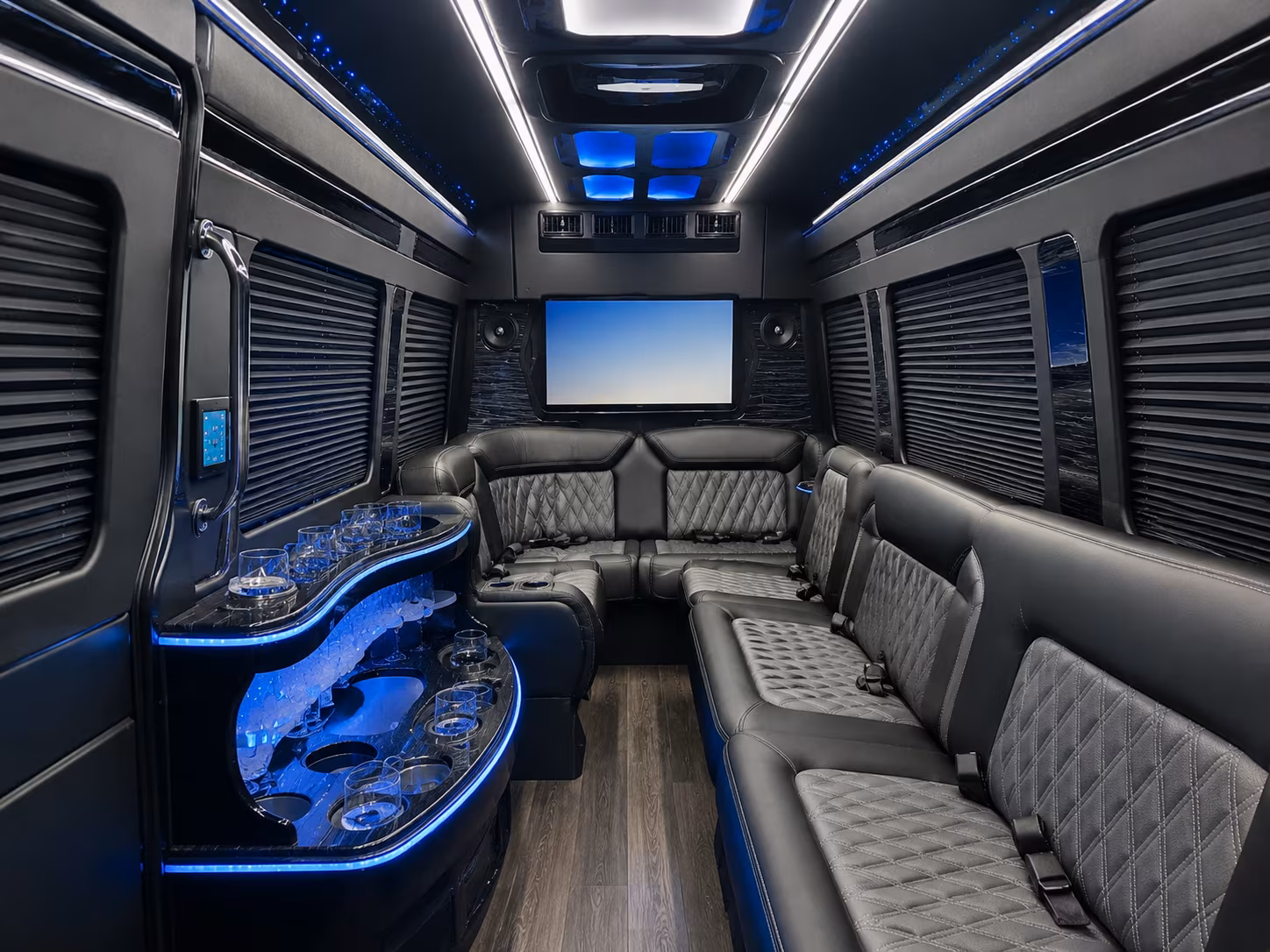 raleigh sprinter limousine inside